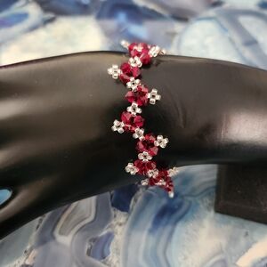 925 sterling silver bracelet with beads